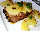 Rôti de veau aux ananas