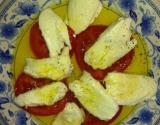 Tomates mozzarella à l'huile d 'olive