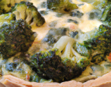 Quiche au roquefort et brocolis