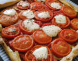 Tarte à la tomate et à la mozzarella