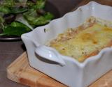 Gratin de crozets au fromage à raclette