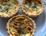 Cheese-Quiches à la truite fumée