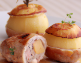 Pommes de terre farcies au foie gras