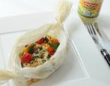 Papillotes de poulet aux petits légumes