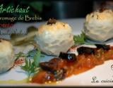 Artichauts farcis au fromage de brebis