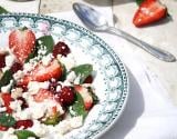 Eton mess à la fraise et framboise