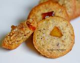 Amaretti aux noisettes et confiture de clémentine