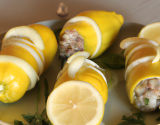 Citrons farcis: une entrée simple et acidulée