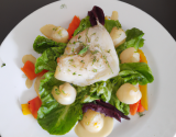 Salade de cabillaud au raifort