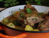 Cocotte de jarret de veau sucré-salé