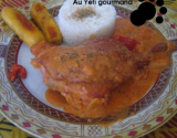 Poulet fumé sauce arachide & sa douceur africaine