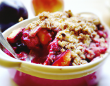 Crumble aux fruits rouges express