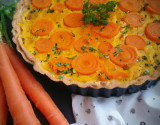 Quiche aux carottes pour voir la vie en orange! 