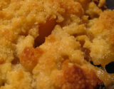 Crumble pomme banane au rhum