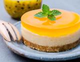 cheesecake orange et fruit de la passion