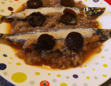 Cannage de sardines et anchois au coulis provençal