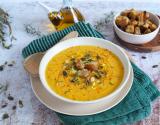 Soupe butternut et poireaux