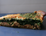 Quiche au saumon et aux épinards légère