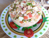 Salade de blé au surimi