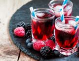 Cocktail aux fruits rouges