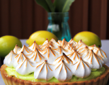 Tarte au citron, à la lime et meringuée