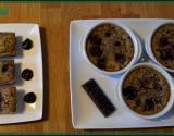 Clafoutis aux cerises, souchet et chocolat sans gluten (possible sans lait)