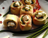 Rouleaux de parme au Cottage Cheese