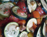 Ratatouille froide au vinaigre de cidre