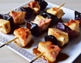 Brochettes de poulet aux pruneaux