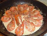 Gambas à la crème