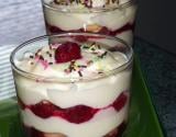 Tiramisu aux framboises et menthe fraîche