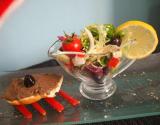Caviar d'aubergines et sa salade Grecque ! Plat familial