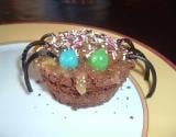 Muffins au chocolat d'Halloween