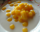 Mangue au lait de coco et perles du Japon