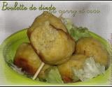 Boulette de dinde coco/curry