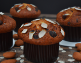 Muffins aux pépites de chocolat noisettes et amandes