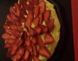 Tarte aux fraises, menthe et crème pâtissière