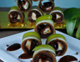 Maki poire-chocolat traditionnel