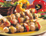 Brochette de poulet italienne