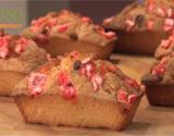 Financiers aux pralines roses