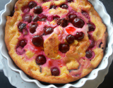 Clafoutis vanille-cerise