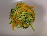 Poêlée de courgettes et carottes en julienne