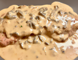 Escalopes de veau sauce romanoff