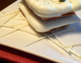 Millefeuille de mozzarela et serrano