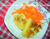 Panisse et ses tagliatelles de carottes