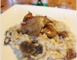 Risotto aux champignons et foie gras poêlé