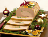 Bûche de Noël au foie gras