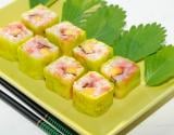 Maki sushis fraise pamplemousse