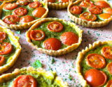 Tartelettes tomates au pesto