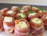 Mignonettes de porc farcies au salami et fromage